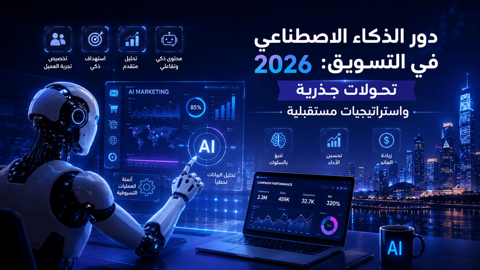 دور الذكاء الاصطناعي في التسويق 2026