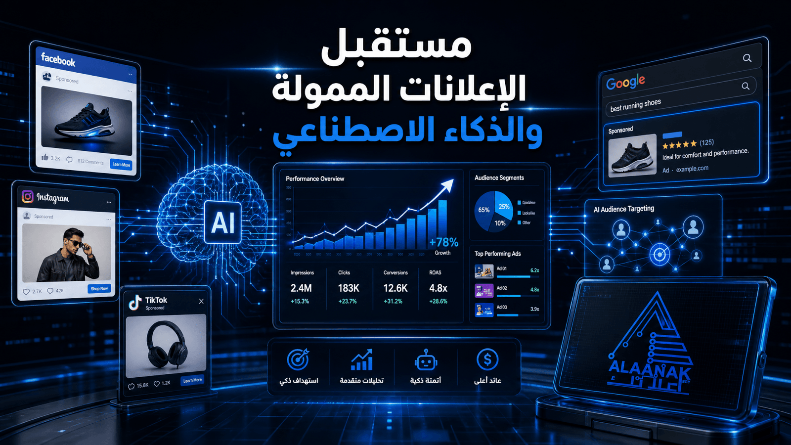 مستقبل الإعلانات الممولة والذكاء الاصطناعي