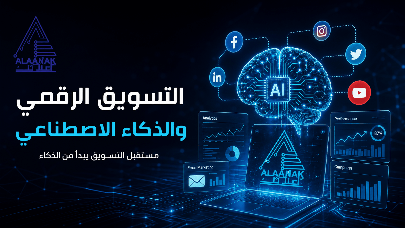 التسويق الرقمي والذكاء الاصطناعي: شراكة استراتيجية لمستقبل الأعمال
