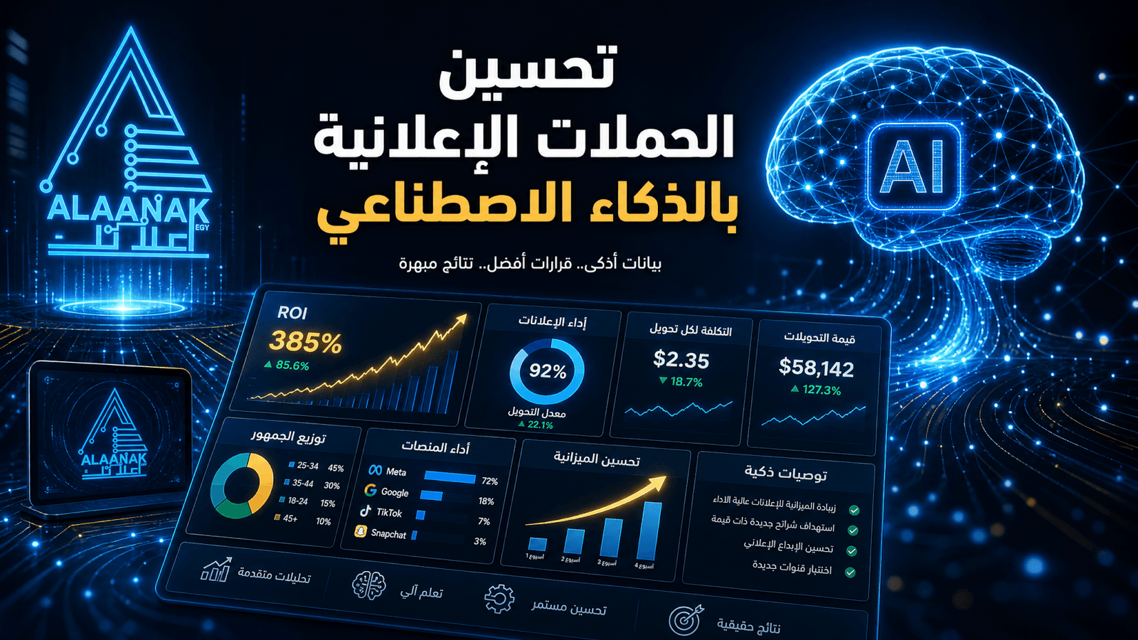 تحسين الحملات الإعلانية بالذكاء الاصطناعي